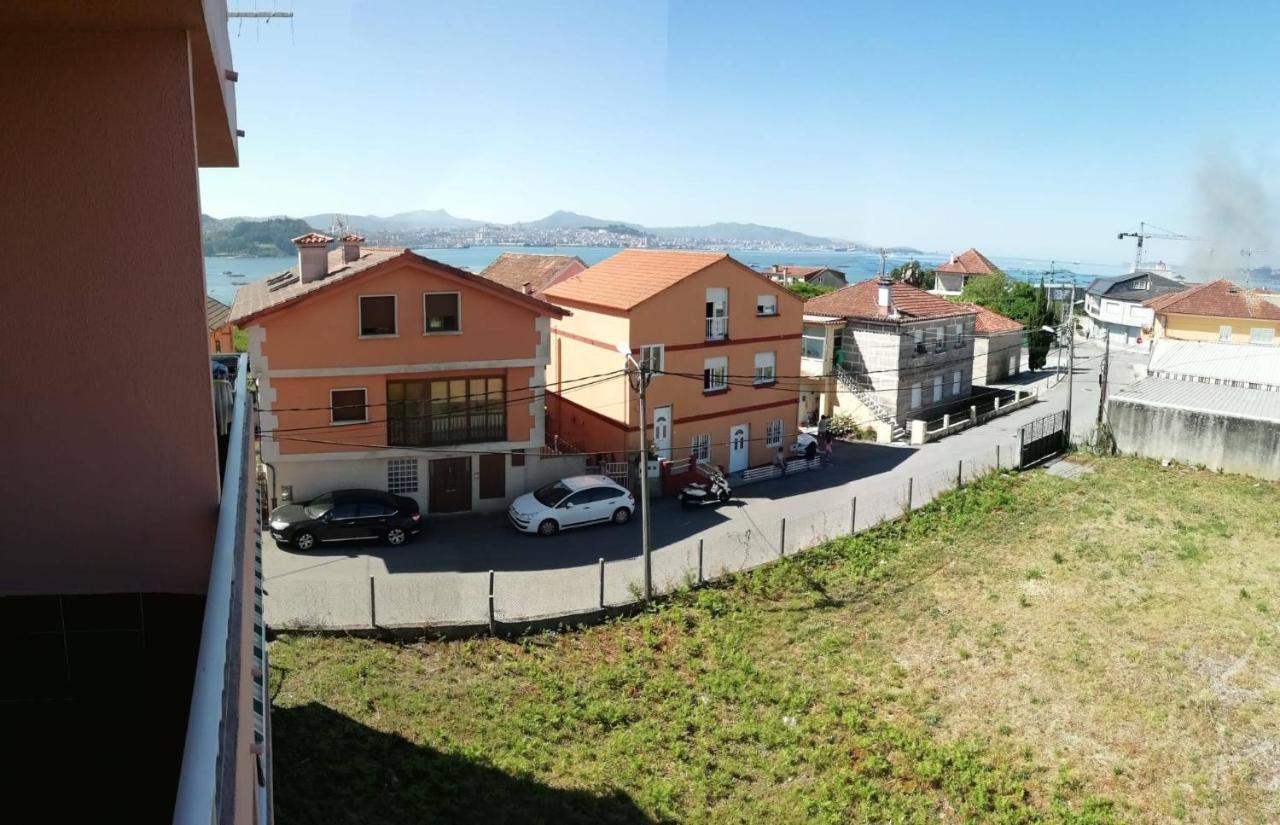 Amplio Apartamento Exterior Con Vistas A Islas Cies Moaña Buitenkant foto